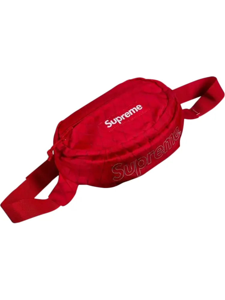 Сумка Supreme Waist Bag Red — 1