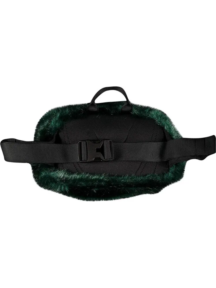 Сумка Supreme x The North Face Faux Fur Waist Bag Green — 2