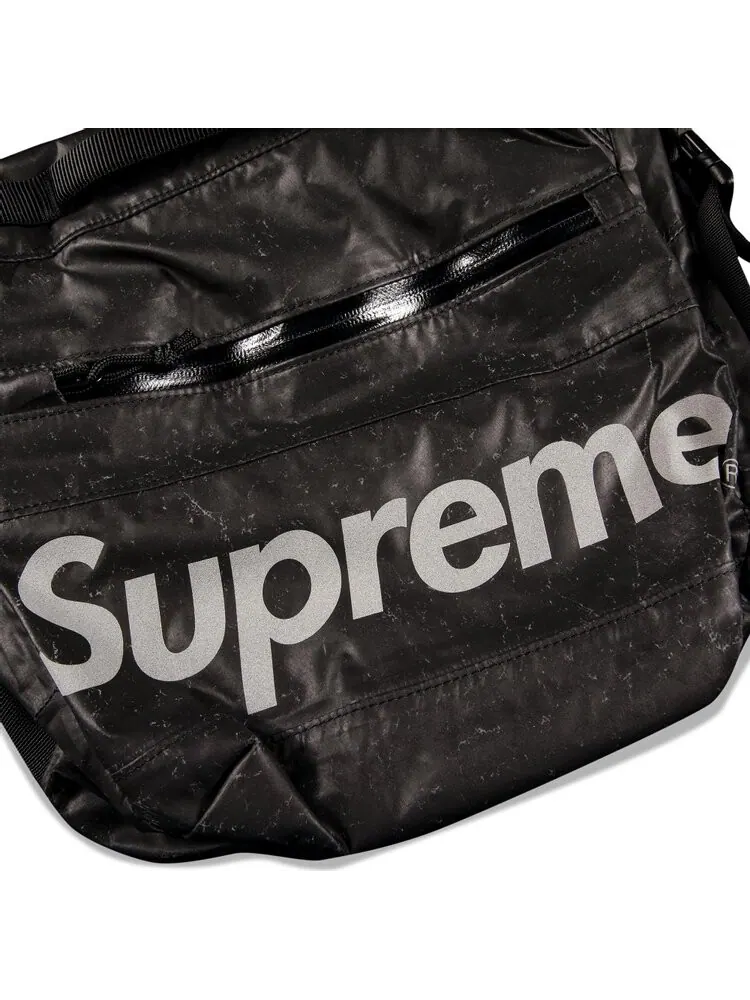 Сумка Supreme Waterproof Reflective Speckled Shoulder Bag Black — 3