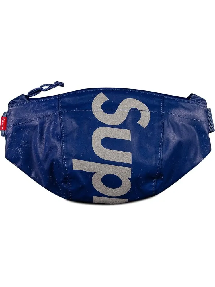 Сумка Supreme Waterproof Reflective Speckled Waist Bag Royal — 1