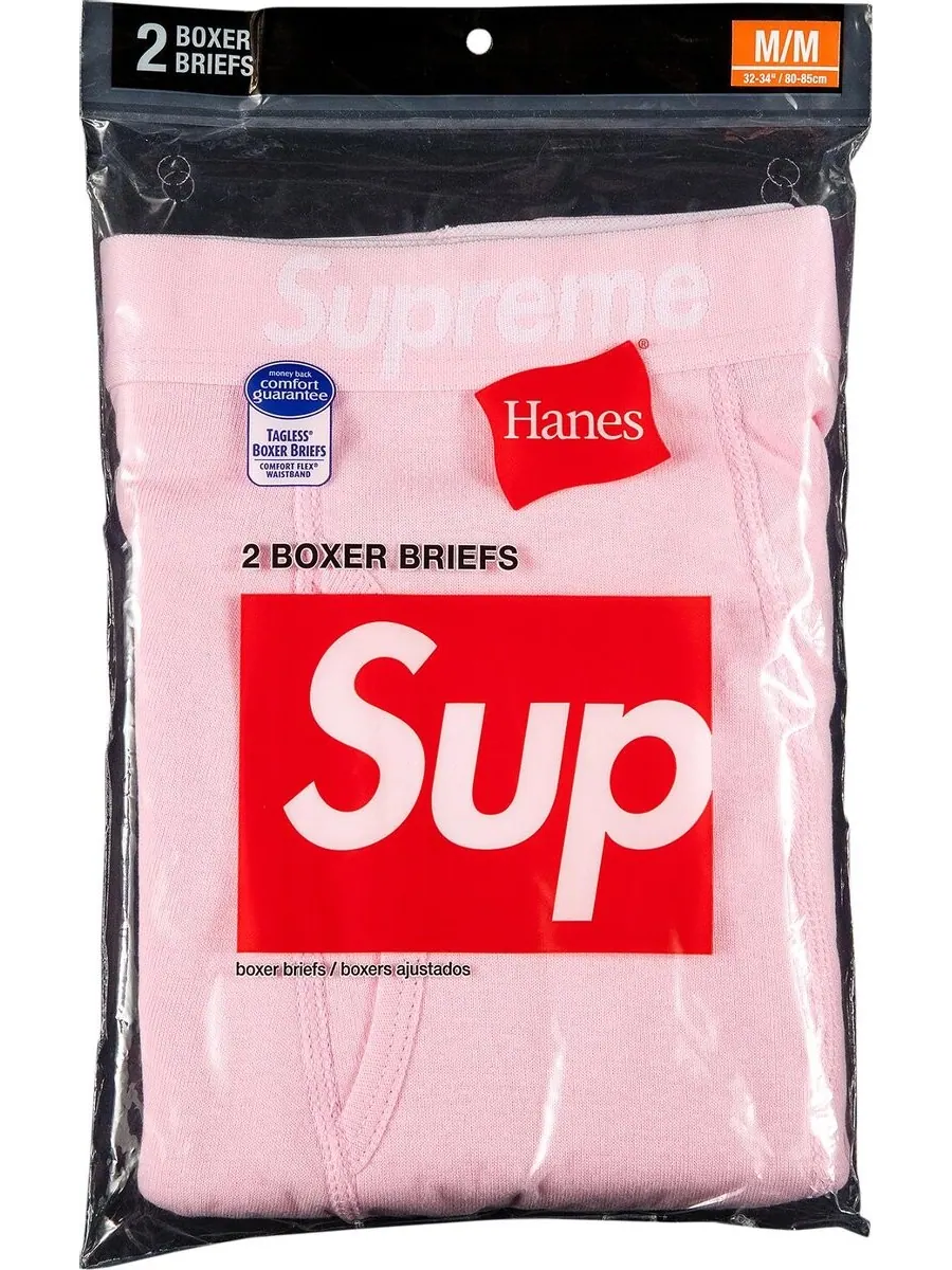 Сумка Supreme x Hanes Boxer Briefs (2 Pack) Pink — 1