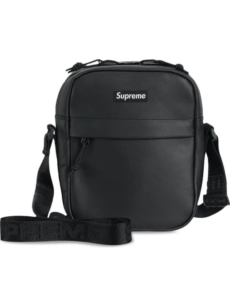 Сумка через плечо Supreme Leather  'Black' — 1