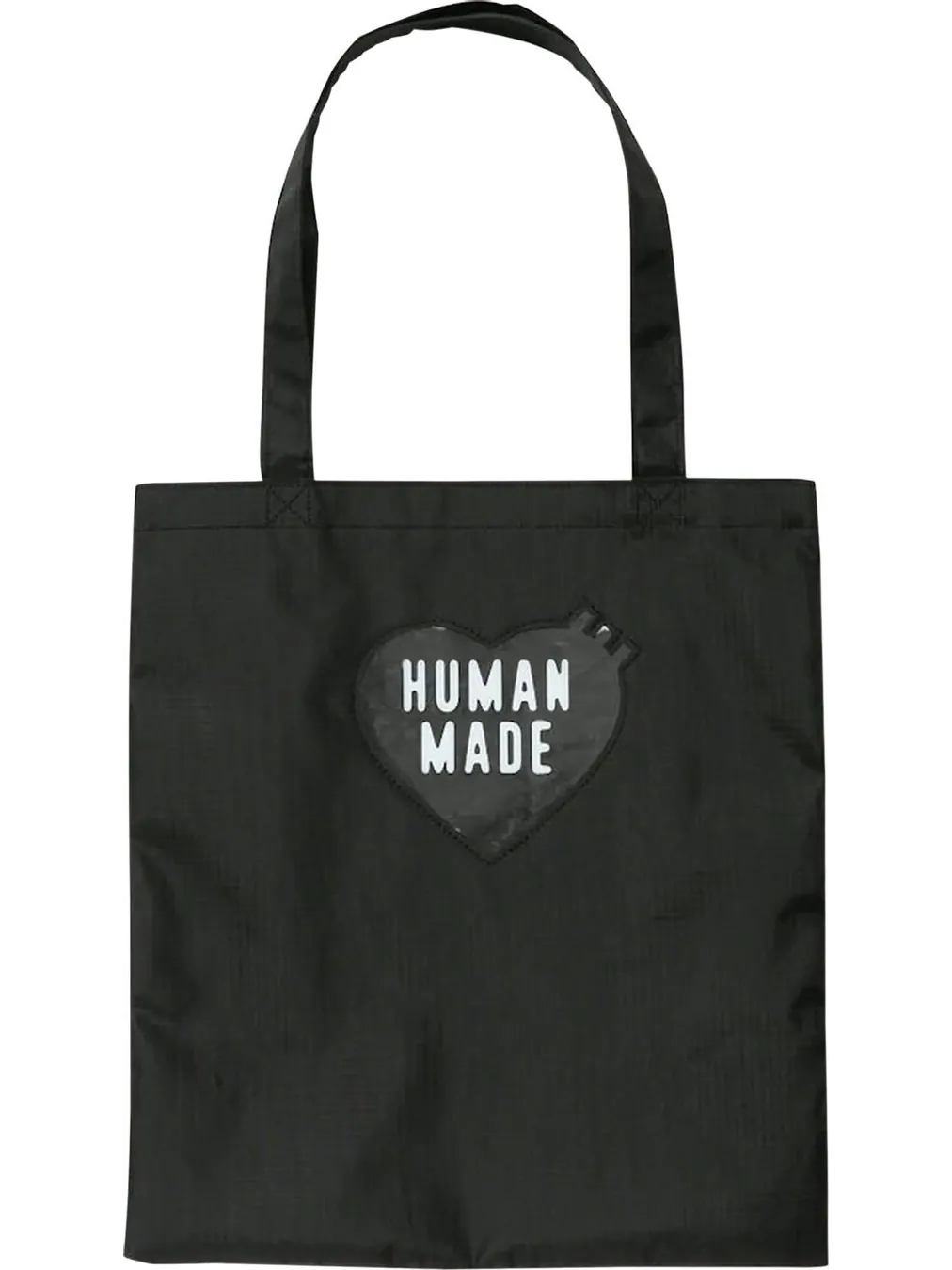 Сумка Human Made Nylon Ripstop Heart Tote Bag Black — 1