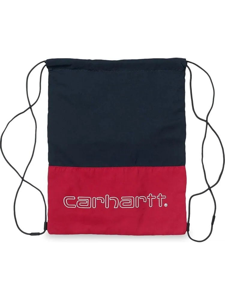 Сумка Carhartt WIP Terrace Drawstring Bag Cardinal/Dark Navy/White — мульти