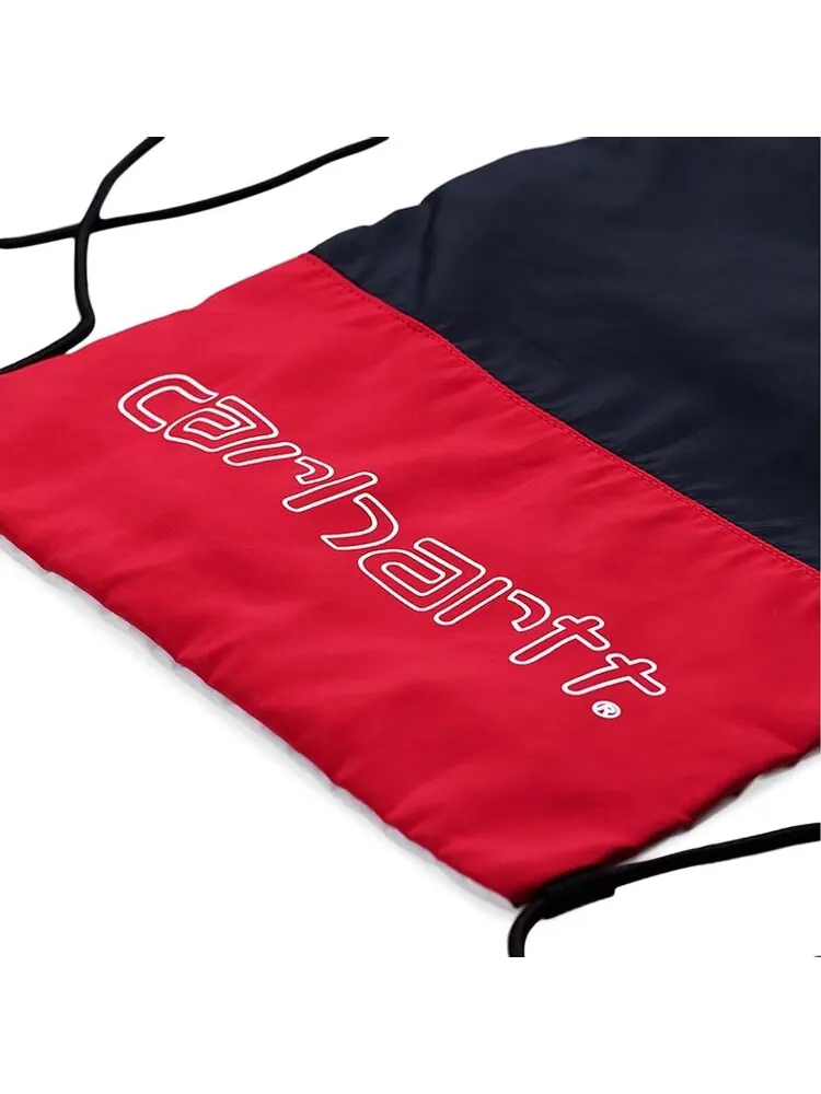 Сумка Carhartt WIP Terrace Drawstring Bag Cardinal/Dark Navy/White — 3
