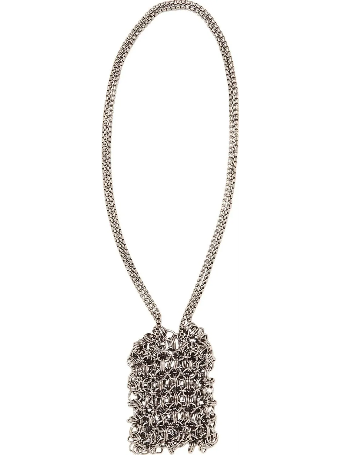 Сумка GOAT Exclusive Martine Ali Chainmail Double Strap Bag In Gunmetal — 1