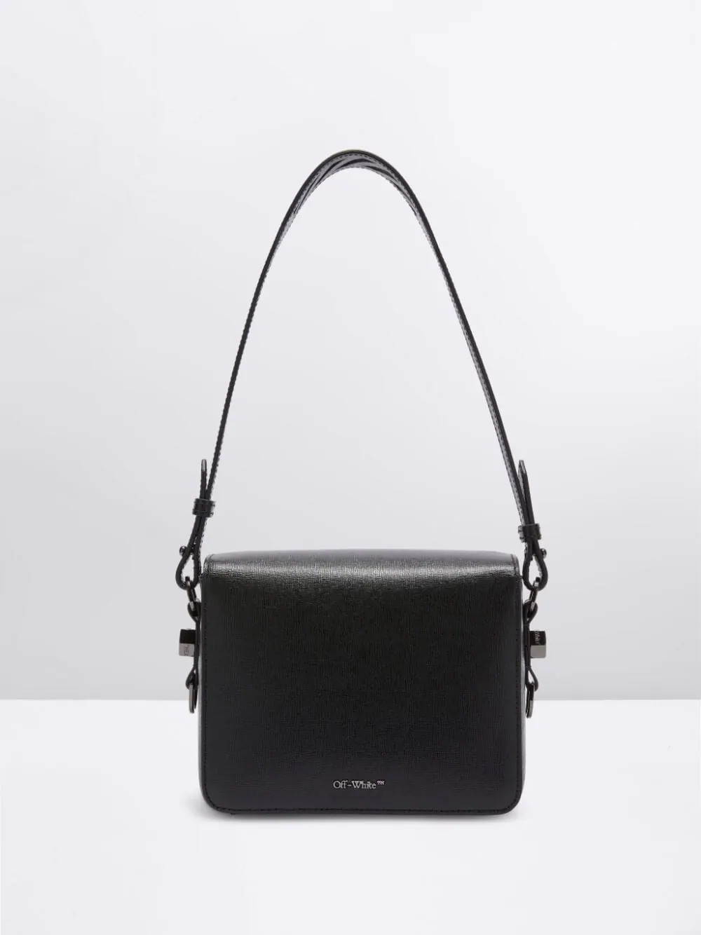 Сумка Off-White Diag Flap — изображение 3 из 6, черный/белый