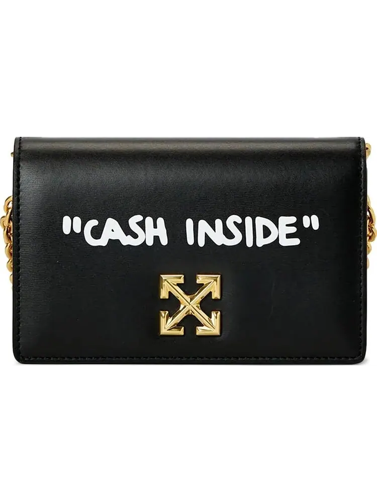 Сумка Off-White Jitney 0.5 Shoulder Quote Black/White