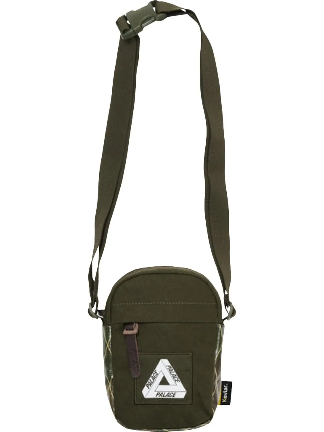 Сумка Palace X-Pac Cotton Canvas Shot Bag Olive — 1