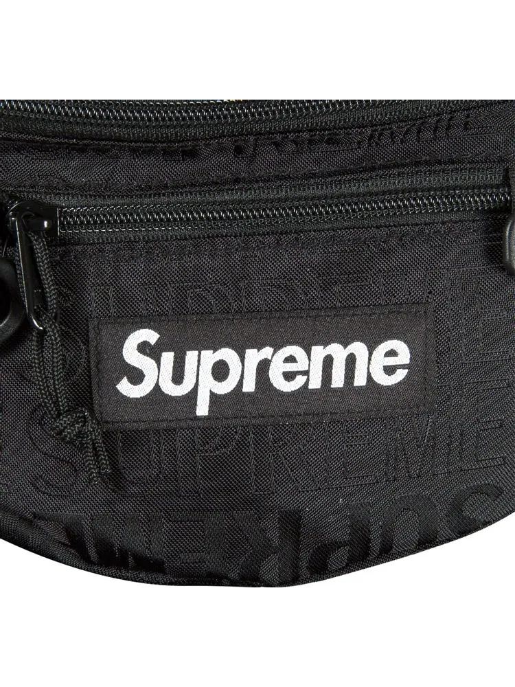 Сумка Supreme Waist Bag Black — 2