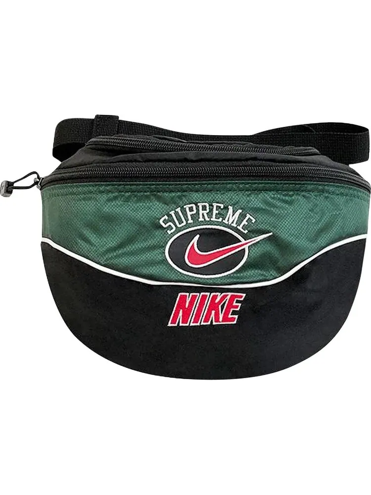 Сумка Supreme x Nike Shoulder Bag Green — 1