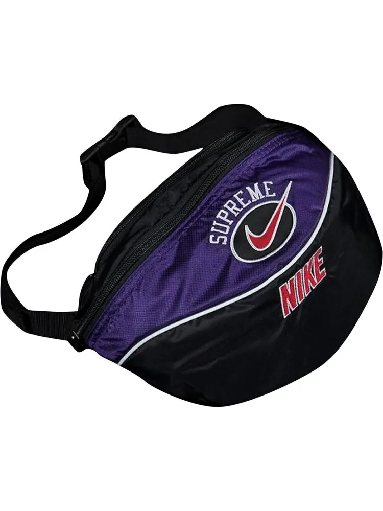Сумка Supreme x Nike Shoulder Bag Purple — 1