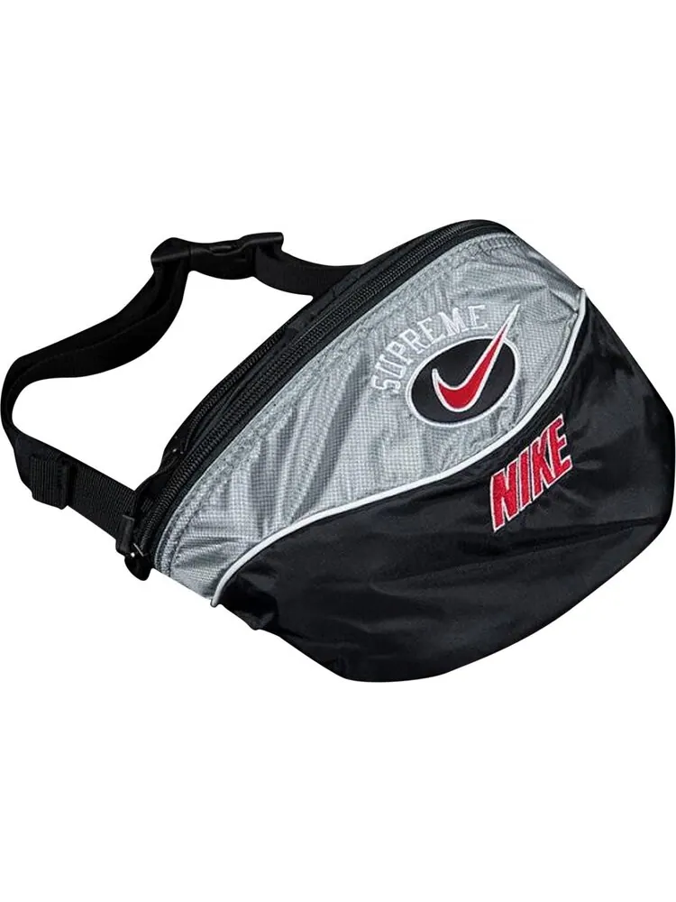 Сумка Supreme x Nike Shoulder Bag Silver — 1