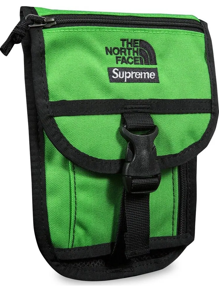 Сумка Supreme x The North Face RTG Utility Pouch Bright Green — 1