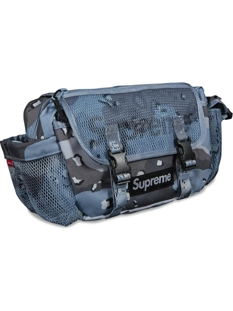 Сумка Supreme Waist Bag Blue Chocolate Chip Camo — 1