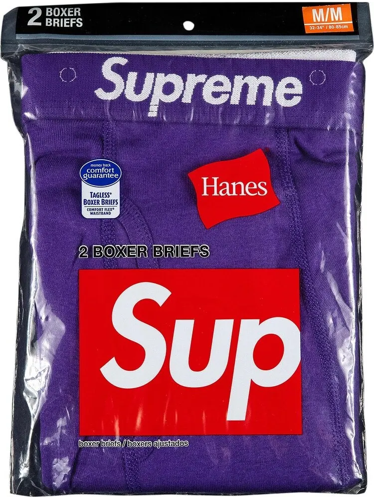 Сумка Supreme x Hanes Boxer Briefs (2 Pack) Purple
