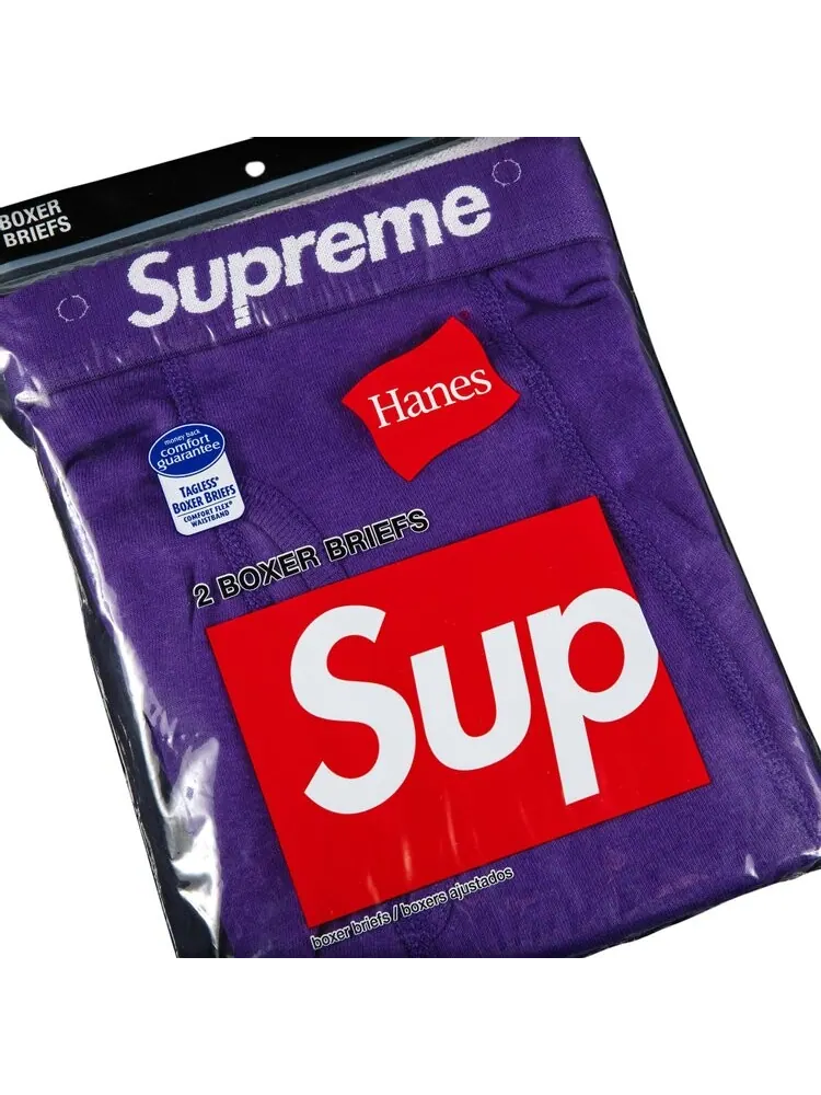 Сумка Supreme x Hanes Boxer Briefs (2 Pack) Purple — 2