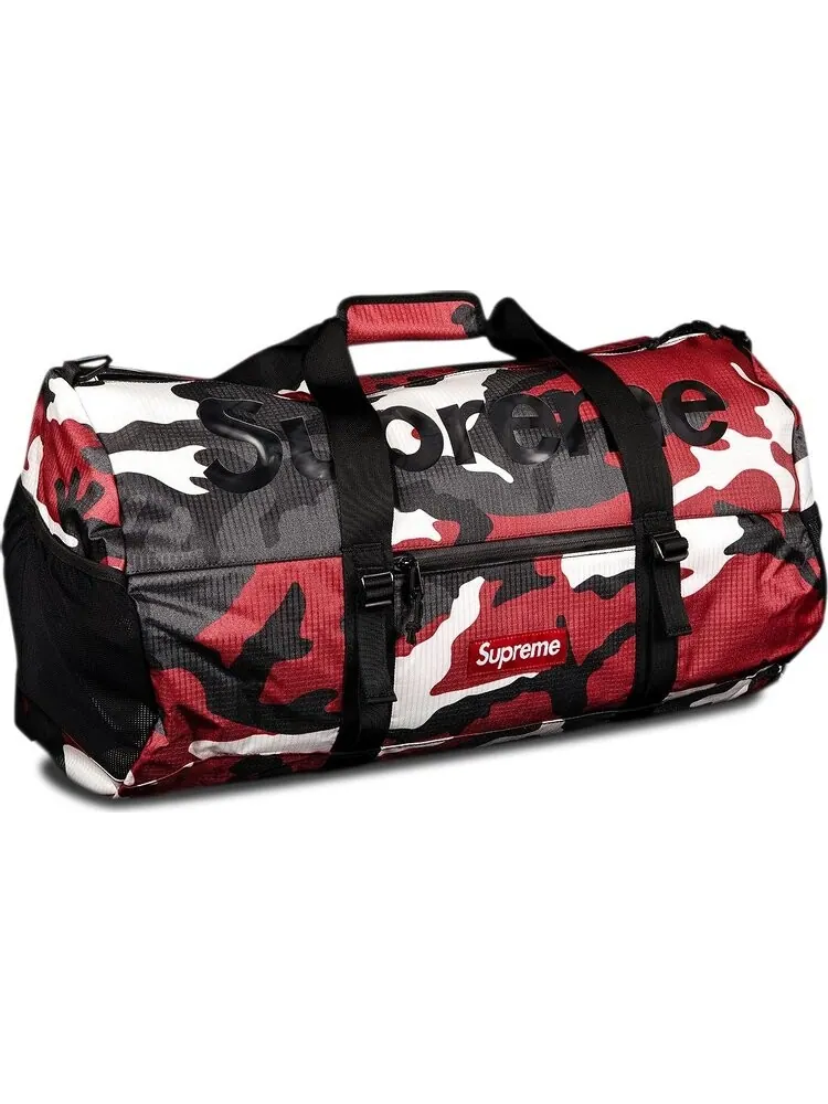 Сумка Supreme Duffle Bag Red Camo — 1