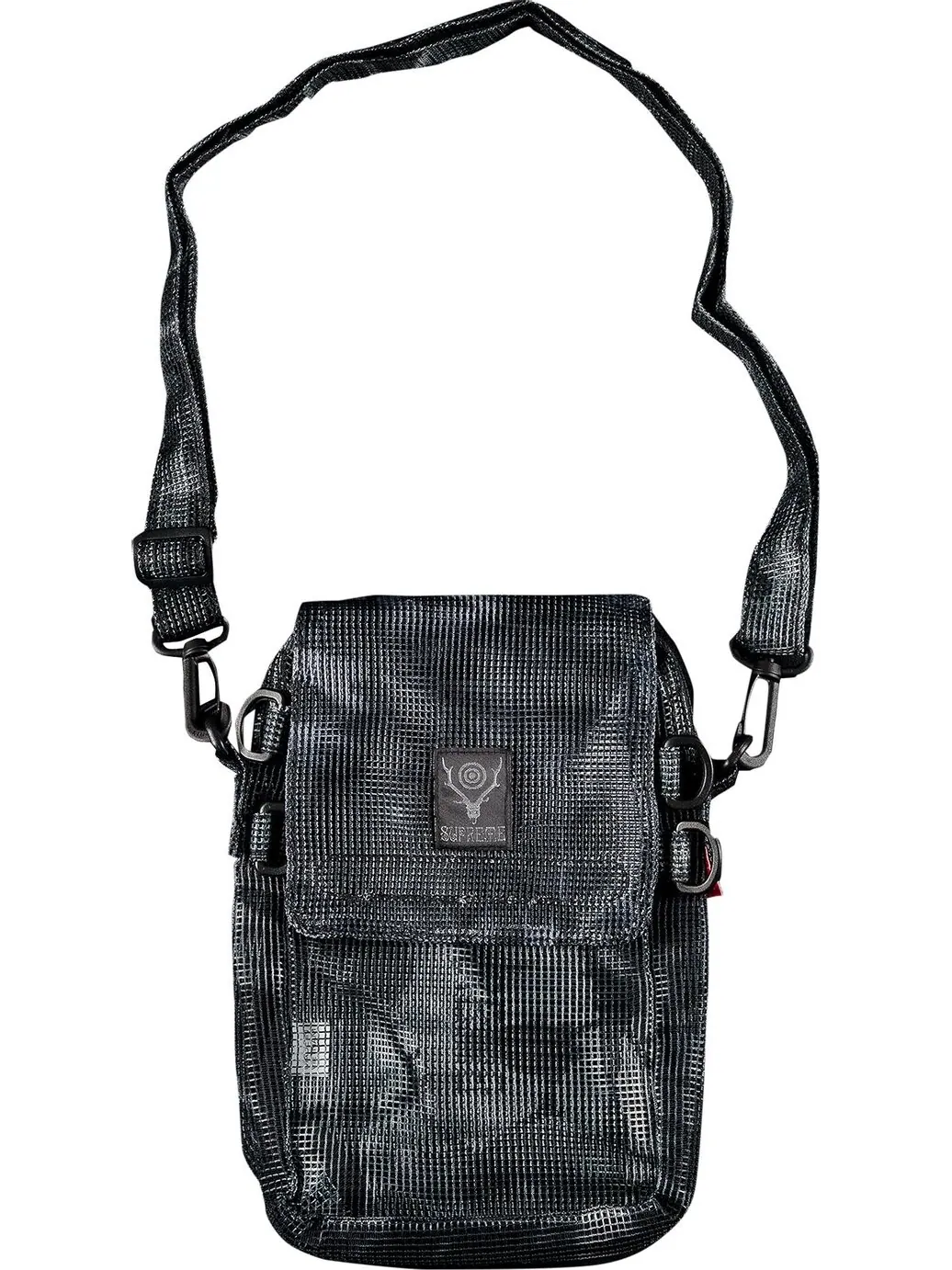 Сумка Supreme x SOUTH2 WEST8 Heavy Mesh Game Bag Black — 1
