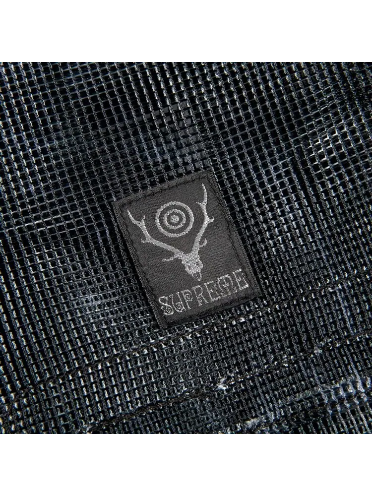 Сумка Supreme x SOUTH2 WEST8 Heavy Mesh Game Bag Black — 3