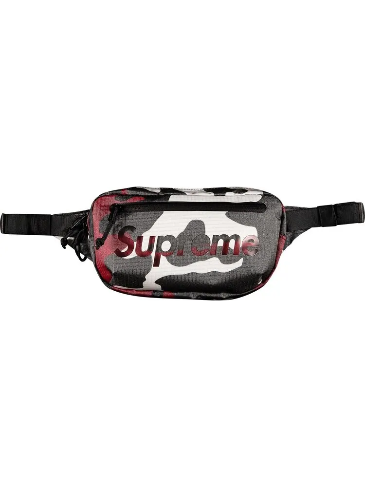 Сумка Supreme Waist Bag Red Camo