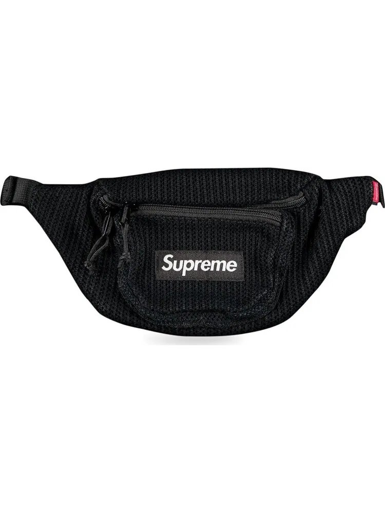 Сумка Supreme String Waist Bag Black