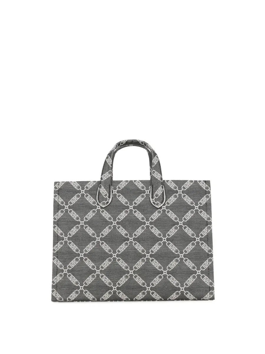 Женская сумка-тоут Michael Kors Gigi с жаккардовым логотипом — изображение 2 из 3, черный
