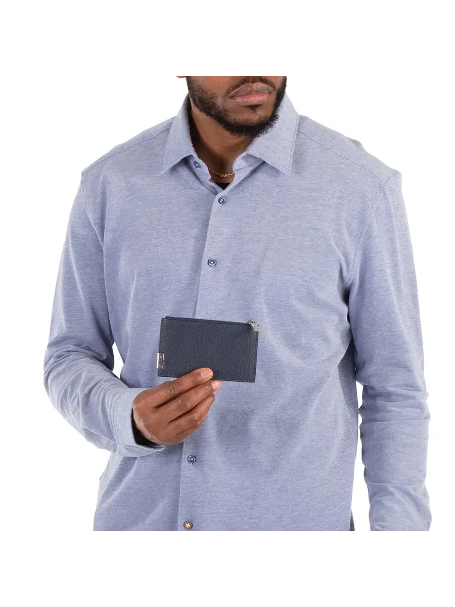 Кардхолдер Burberry Alwyn с молнией — изображение 2 из 5, голубой