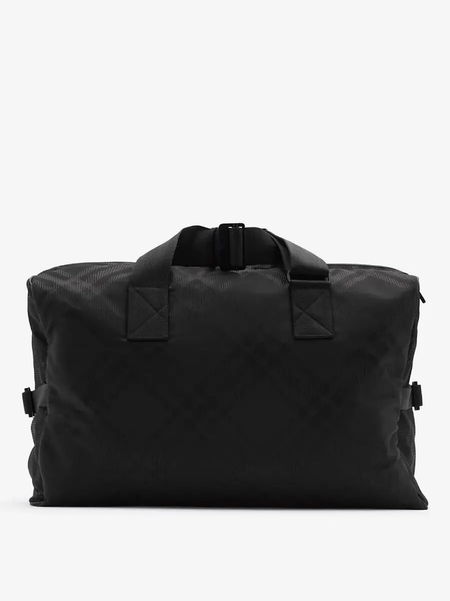 Сумка для выходных Burberry Black Check из жаккарда — 1