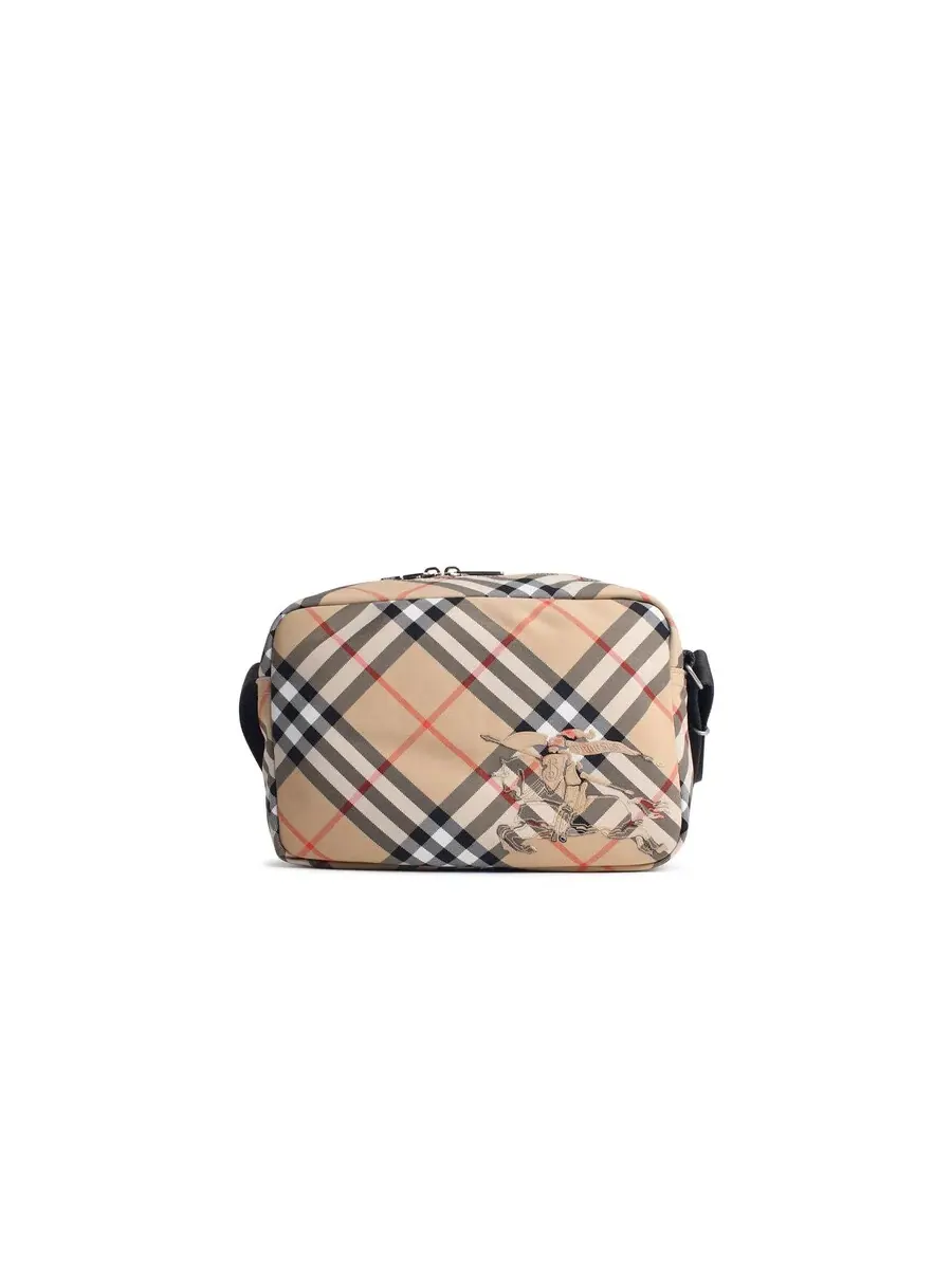 Сумка Burberry Cb Check Arch бежевого цвета — бежевый