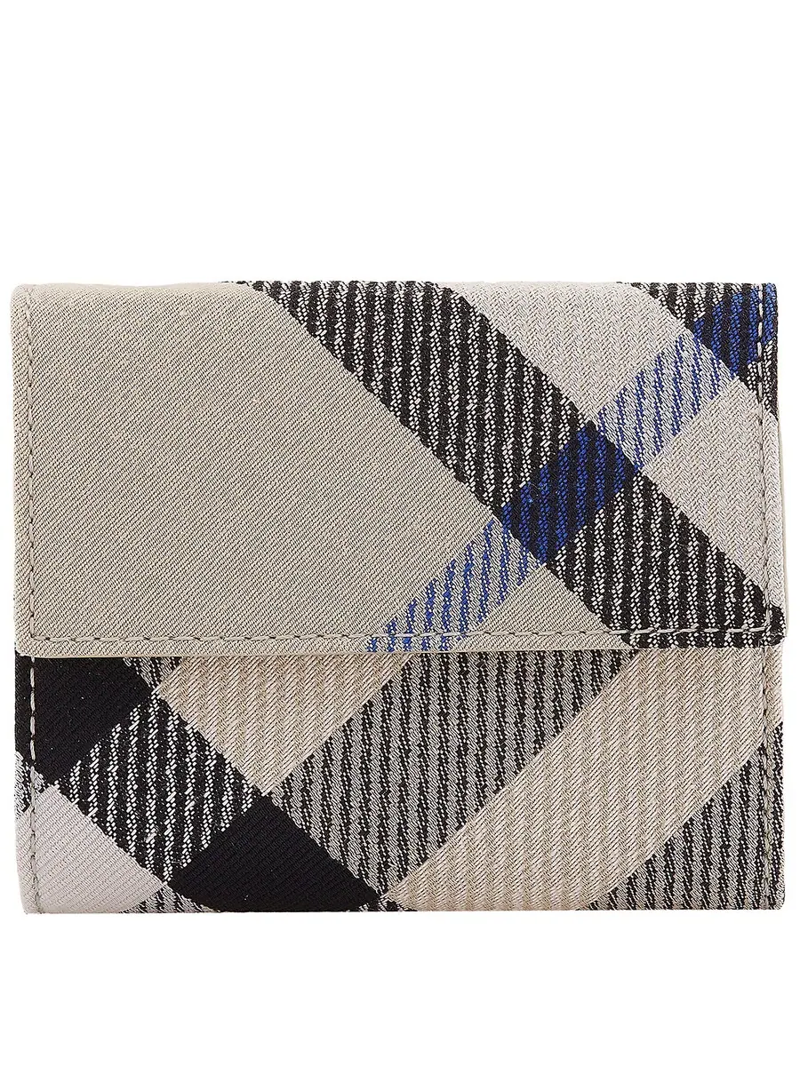 Кожаный кошелек Burberry в клетку