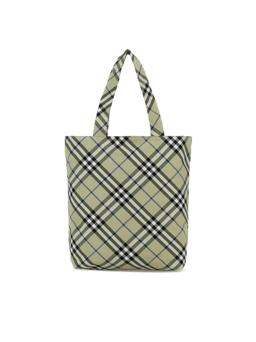 Сумка-тоут Burberry с вышивкой «Рыцарь-всадник» в клетку — 2