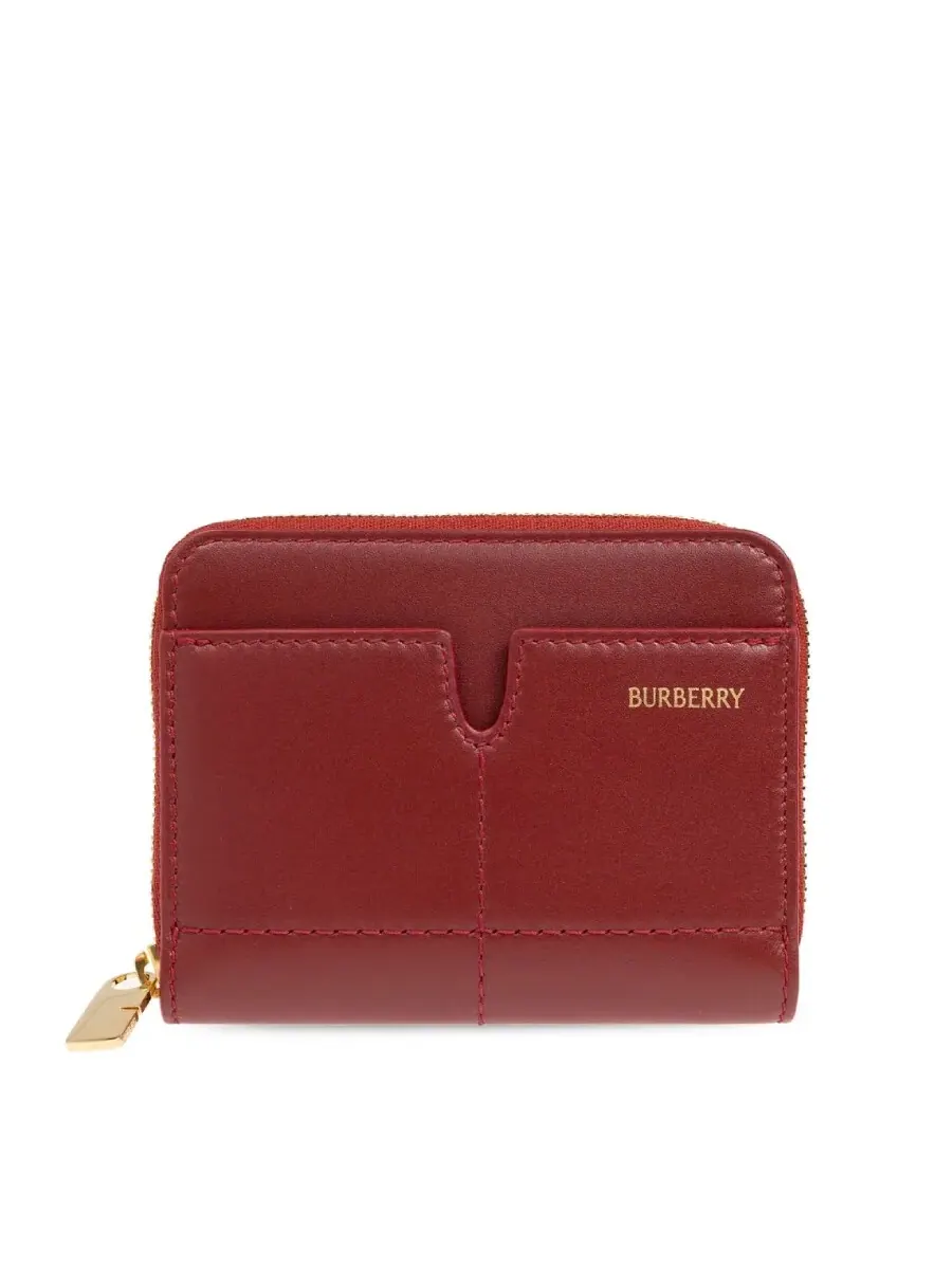 Кошелек из телячьей кожи с тиснением логотипа Burberry