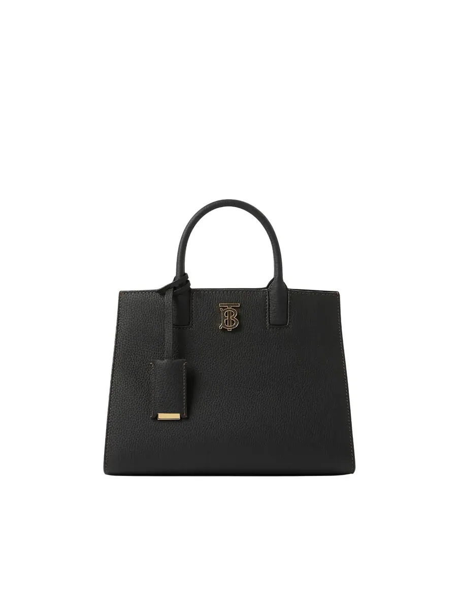 Сумка-тоут Burberry Frances Small с логотипом — изображение 1 из 3, черный