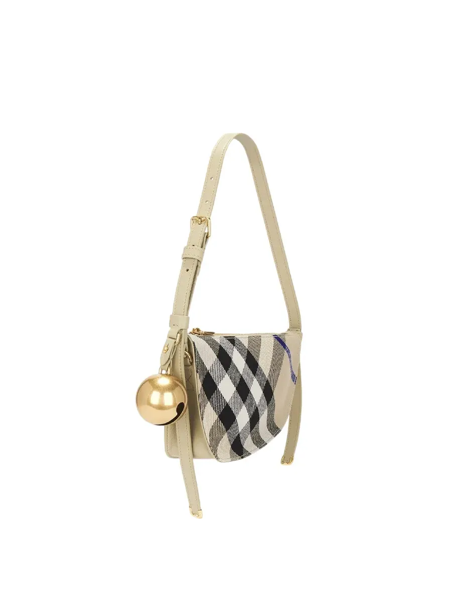 Мини-сумка Burberry Mini Shield через плечо — изображение 4 из 6, лишайник