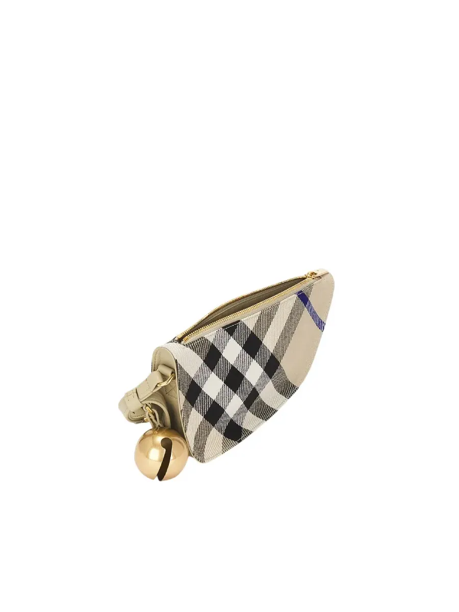 Мини-сумка Burberry Mini Shield через плечо — изображение 5 из 6, лишайник
