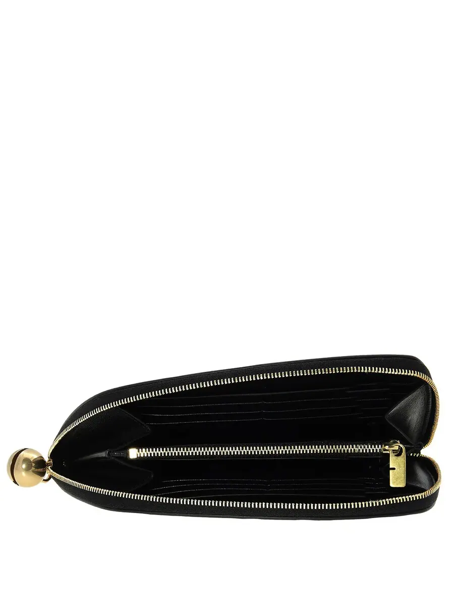 Кожаный кошелек Burberry Shield — изображение 4 из 4, черный