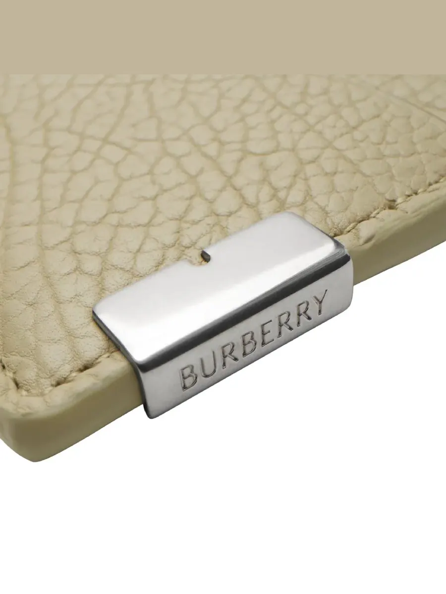 Высокий кожаный кард-кейс Burberry B Cut — изображение 3 из 3, охотничий