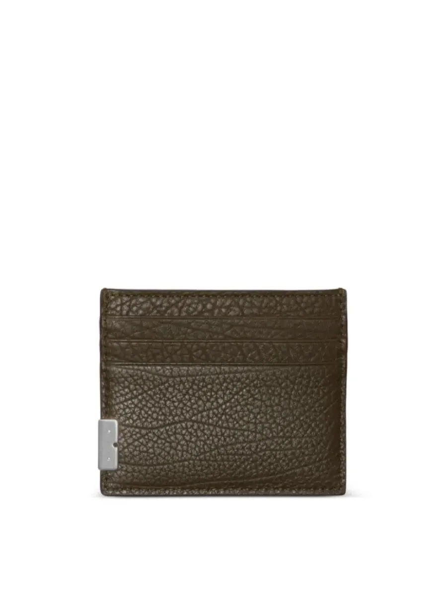 Высокий кожаный кард-кейс Burberry B — изображение 2 из 3, оливковый