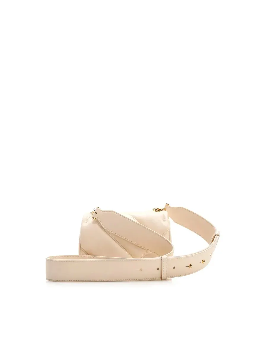 Мини-сумка через плечо Bvlgari Ivory Serpenti Cabochon — изображение 2 из 3, слоновая кость