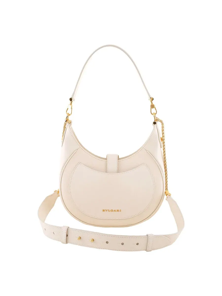 Сумка через плечо Bvlgari Ivory Serpenti Ellipse из кожи 291639 — изображение 3 из 4, слоновая кость