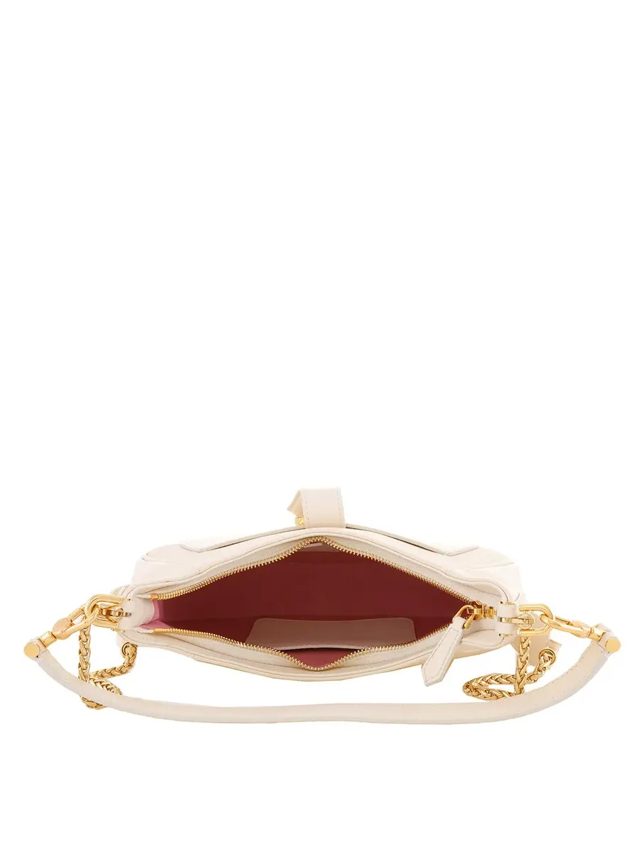 Сумка через плечо Bvlgari Ivory Serpenti Ellipse из кожи 291639 — изображение 4 из 4, слоновая кость