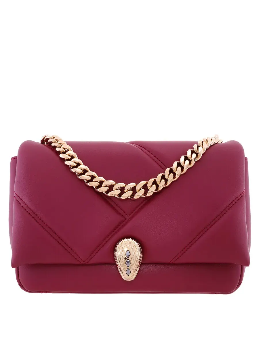 Сумка на плечо Bvlgari Serpenti Cabochon Maxi Chain — изображение 1 из 4, красный