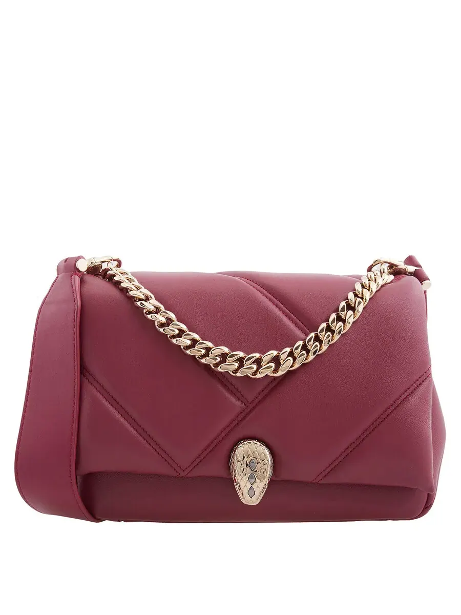 Сумка Bvlgari Serpenti Cabochon Maxi Chain Shoulder Bag — изображение 1 из 4, красный