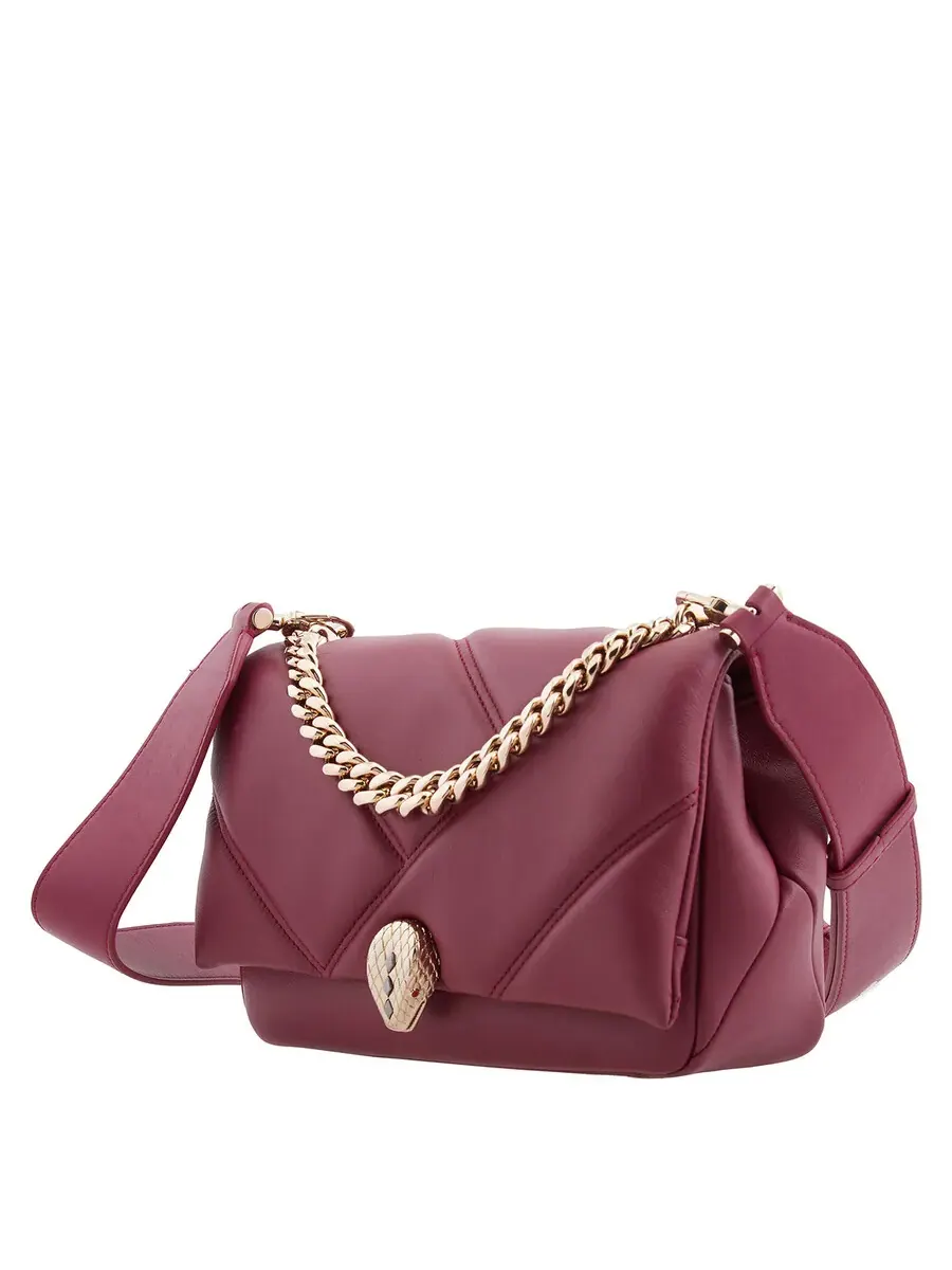 Сумка Bvlgari Serpenti Cabochon Maxi Chain Shoulder Bag — изображение 2 из 4, красный