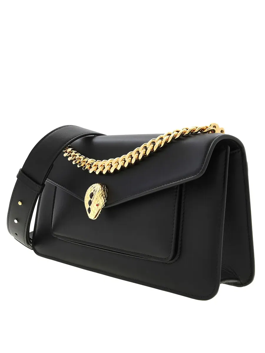 Сумка через плечо Bvlgari Serpenti East-West Maxi Chain — изображение 3 из 5, черный