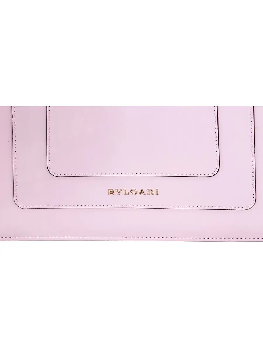 Кожаная сумка через плечо Bvlgari Serpenti Forever 288716 — изображение 5 из 7, розовый