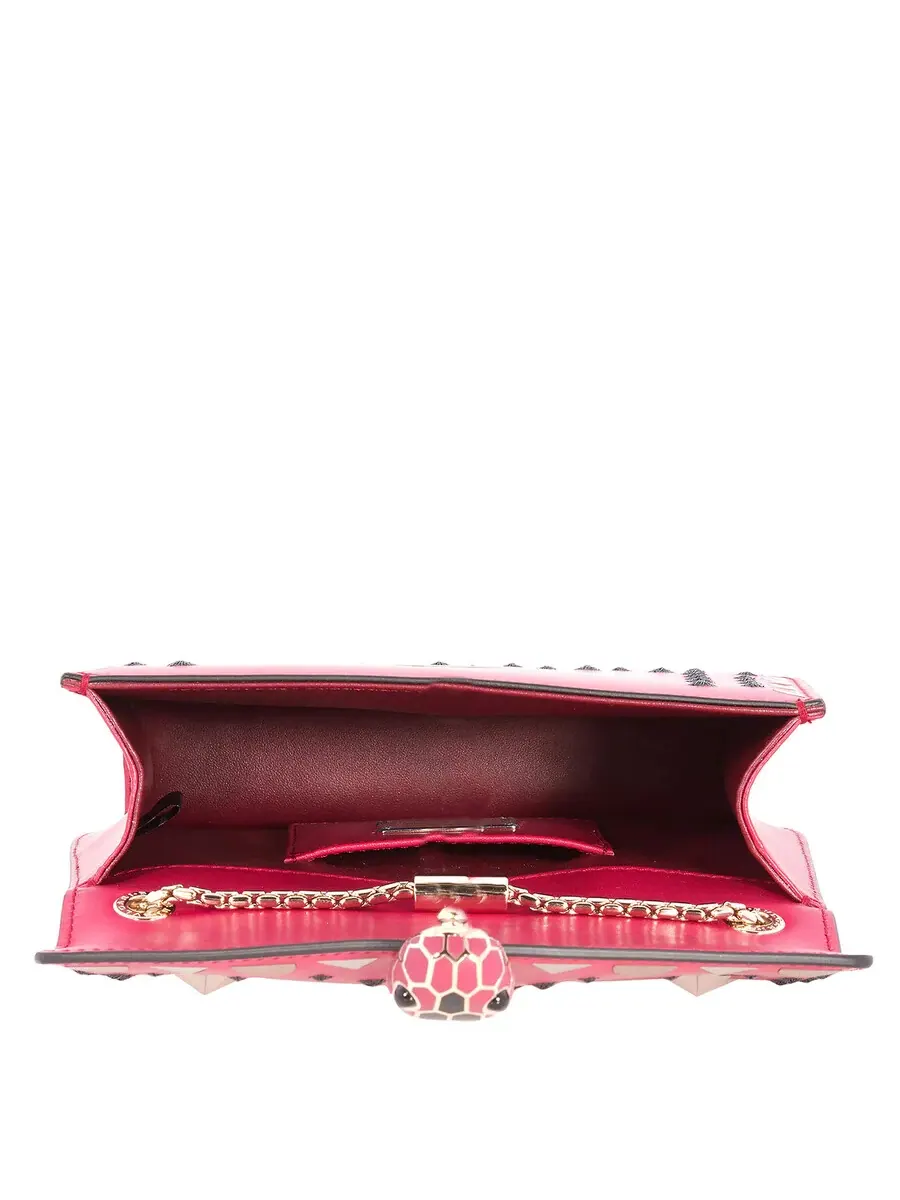 Сумка на плечо Bvlgari Serpenti Forever Star Studs — изображение 5 из 5, розовый