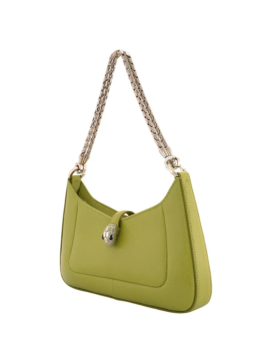 Маленькая сумка через плечо Bvlgari Serpenti Baia из кожи — 2