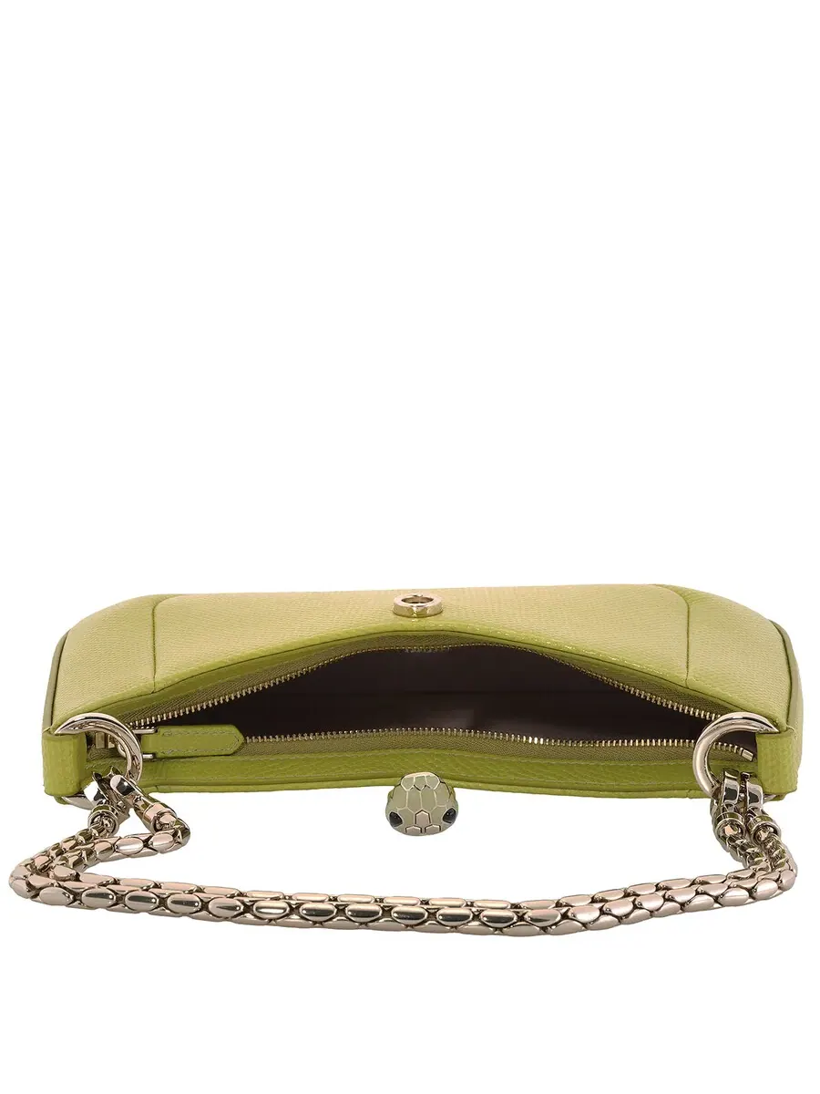 Маленькая сумка через плечо Bvlgari Serpenti Baia из кожи — 4